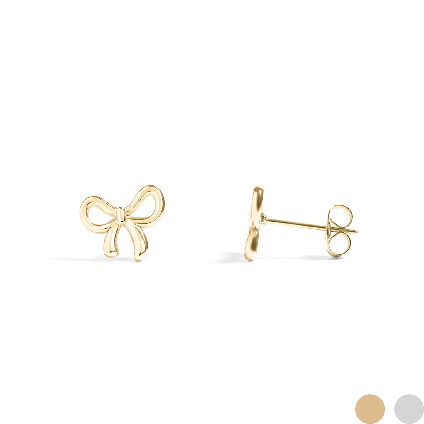 Dainty Bow Stud Earrings