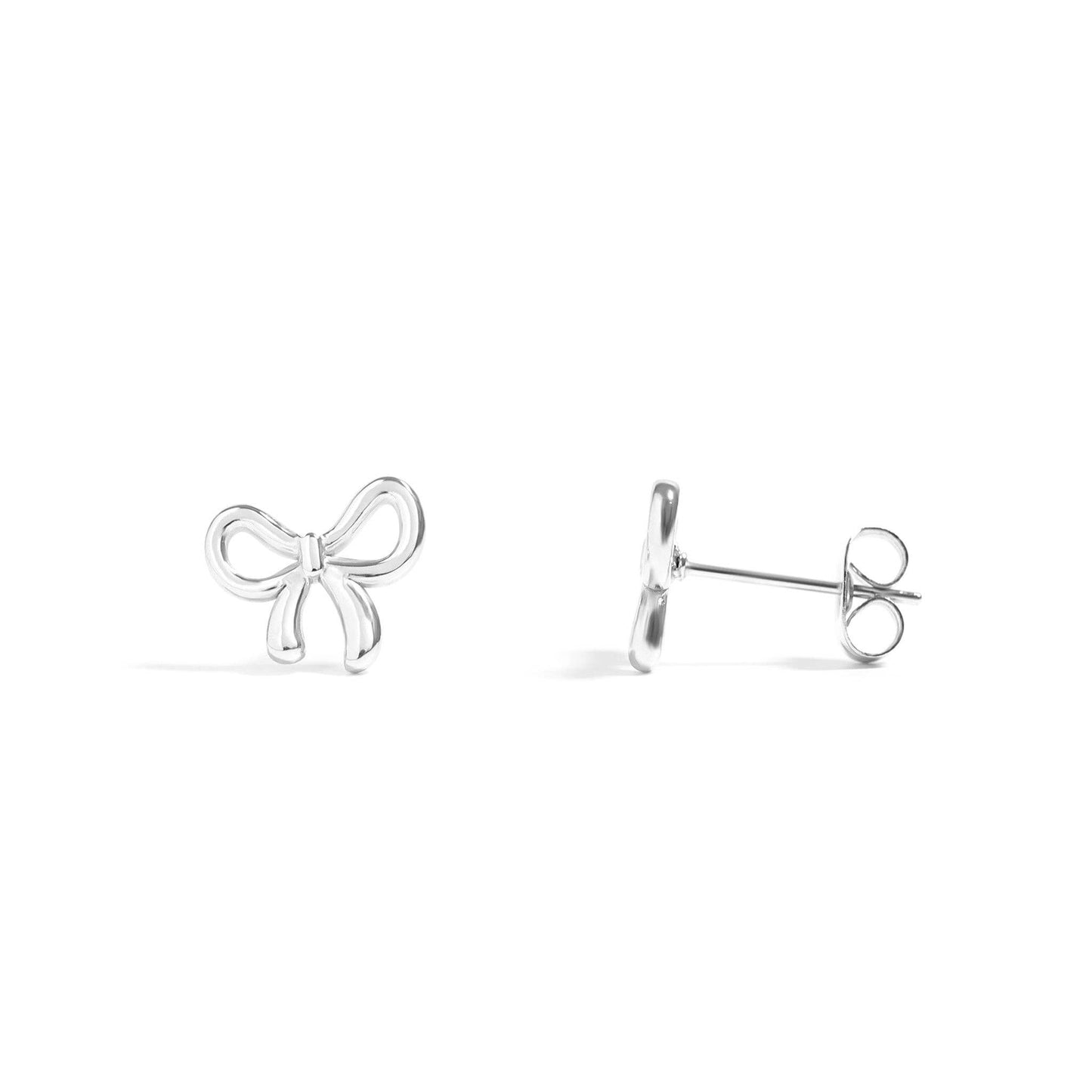 Dainty Bow Stud Earrings