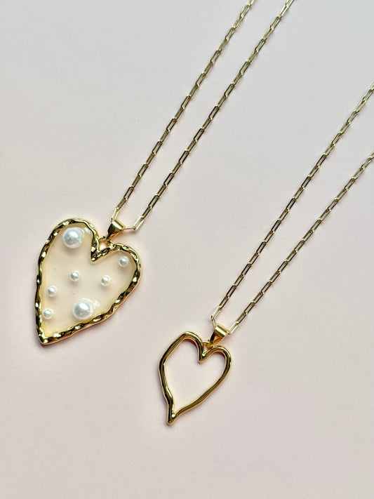 Handwritten Heart Necklace