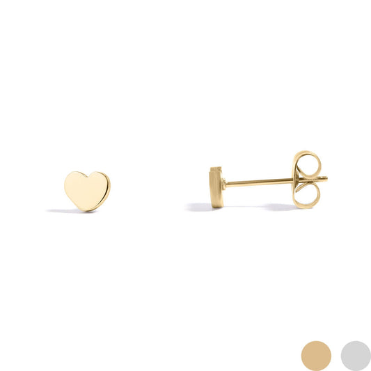 Dainty Heart Stud Earrings